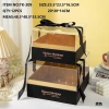 Wholesale of new transparent square Christmas apple box two-piece set, gift box, wedding candy box, storage box and flower packaging box details Picture